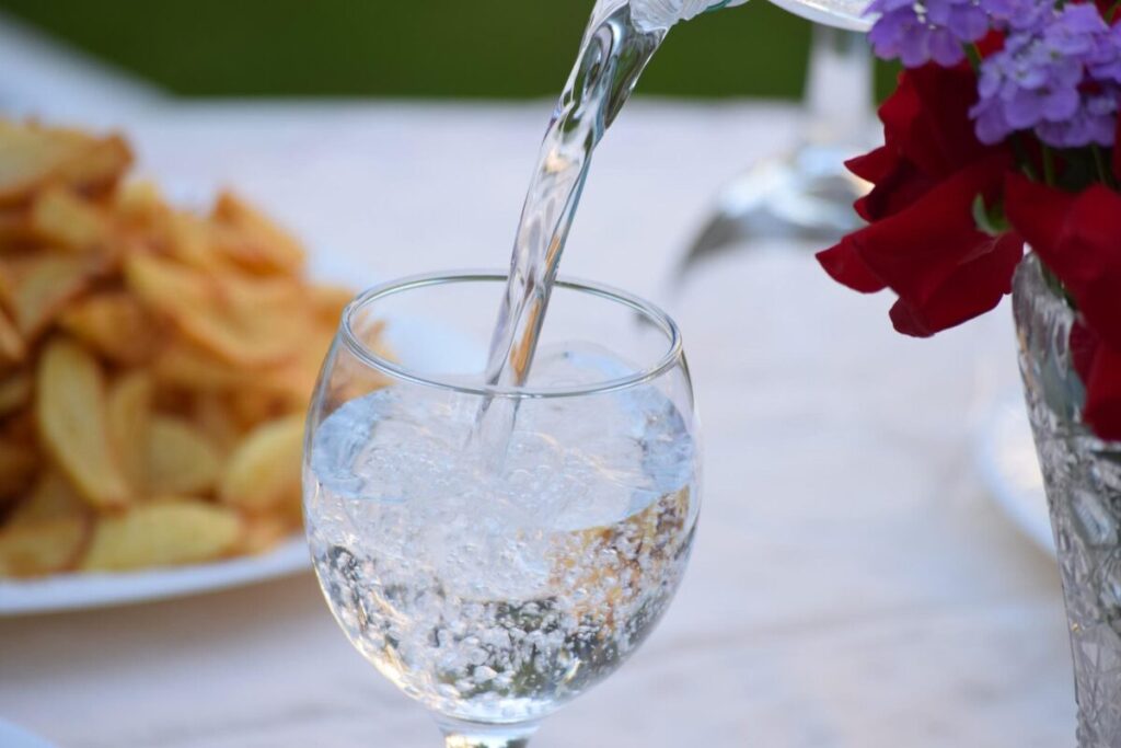 炭酸水グラス3